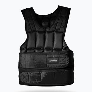 Tréningová vesta s záťažou GymBeam Weighted Vest 15 kg black