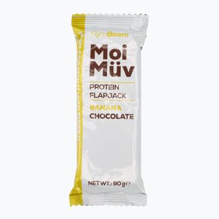 Proteínová tyčinka GymBeam MoiMüv Flapjack 90 g banana/chocolate