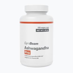 Ašvaganda GymBeam Pro 120 capsules