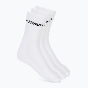 Pánske ponožky GymBeam 32620 3/4 3 páry white
