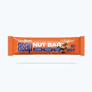 Proteínová tyčinka GymBeam ASAP Nut Bar 40 g salty chocolate