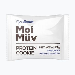Proteínová sušienka GymBeam MoiMüv 75 g blueberry/white chocolate