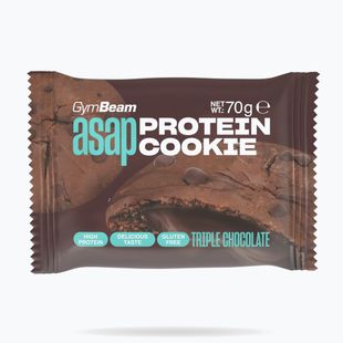 Proteínová sušienka GymBeam ASAP 70 g triple chocolate