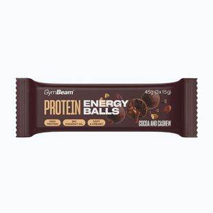 Proteínová tyčinka GymBeam Protein Energy Balls 45 g coca/cashew