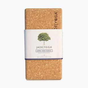 Kocka na jógu JadeYoga Cork Block Large cork