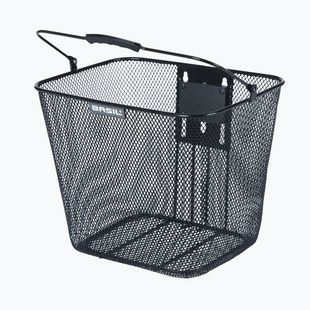 Predný košík na bicykel Basil Bilbao BE + Baseasy Stem Holder čierny