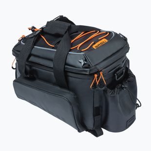 Cyklistická taška na kufor Basil Miles Tarpaulin XL Pro 9-36 l black/orange
