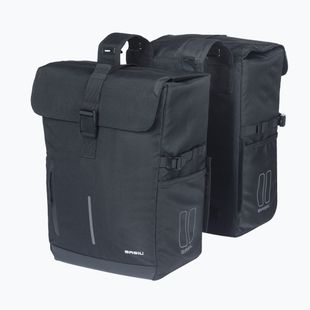 Cyklistická brašňa Basil Move Double Bag 30 l black