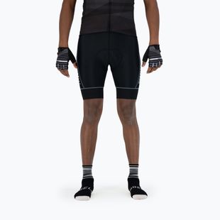 Cyklistické šortky pánske    Rogelli Lugo II Bib Short black