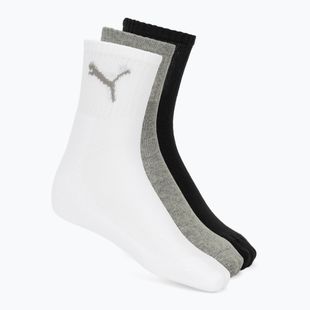 Ponožky PUMA Short Crew 3 pairs grey/white/black
