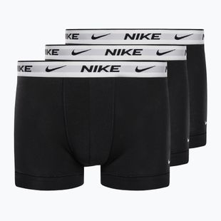 Pánske boxerky Nike Everyday Cotton Stretch Trunk 3Pk UB1 black/white wb