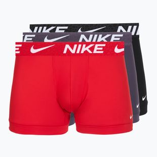 Pánske boxerky Nike Dri-Fit Essential Micro Trunk 3 pairs sport red
