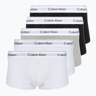 Pánske boxerky Calvin Klein LV00NB4390 Low Rise Trunk 5 párov black/white/white/black/white