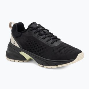Dámske topánky Calvin Klein YW0YW01856 Hike Runner Mg Tech Knit black/pistachio/white jade