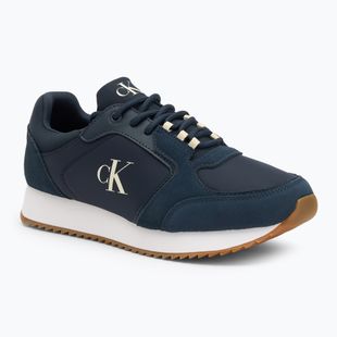 Pánske topánky Calvin Klein YM0YM01326 Retro Runner Sock Lace Up Ny-Su Calvin Navy/Bright White/Gum