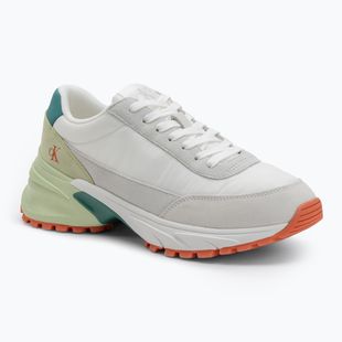 Pánske topánky Calvin Klein YM0YM01292 Hike Runner Casual Ny-Su Bright White/Wild Green/Tigerilily