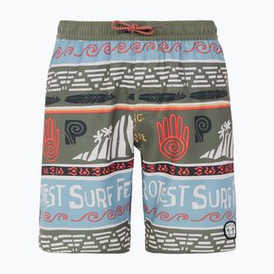 Plavecké kraťasy detské  Protest Prtcinema artichoke green