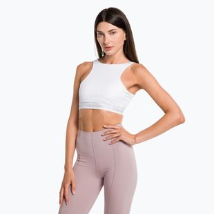 Calvin Klein Medium Support YAF žiarivo biela fitness podprsenka