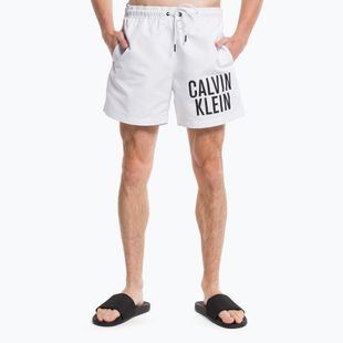 Pánske plavecké šortky Calvin Klein Medium Drawstring white