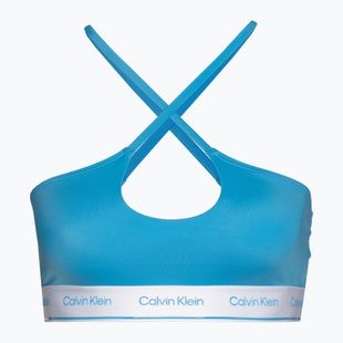 Calvin Klein Halter Bralette vrchný diel plaviek malibu blue