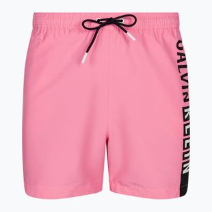 Pánske plavecké šortky Calvin Klein Medium Drawstring-Graphic sachet pink