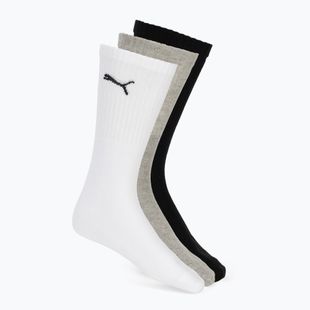 Ponožky PUMA Sport Crew Lightweight 3 pairs white/grey/black