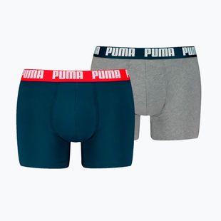 Pánske boxerky PUMA Everyday Basic 2 páry navy/grey