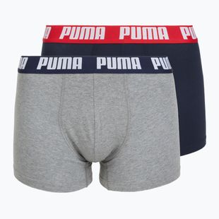 Pánske boxerky PUMA Everyday Basic 2 páry navy/grey