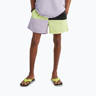 Pánske plavecké šortky O'Neill Wilder Colorblock 16'' sunny lime color block