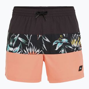 Pánske plavecké šortky O'Neill Mix & Match Cali Block 15'' black tropicana