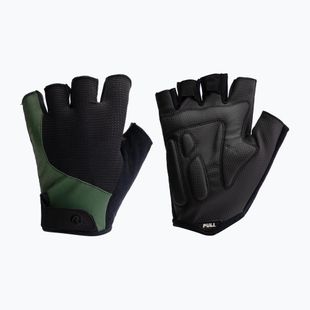 Pánske cyklistické rukavice Rogelli Essential black/green