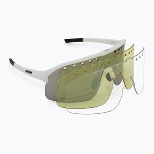 Slnečné okuliare Rogelli Ventro Polarized white/taupe/brown platinum revo