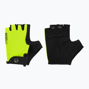 Detské cyklistické rukavice Rogelli Core Jr fluor yellow