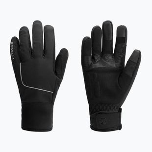 Pánske cyklistické rukavice Rogelli Essential Winter Waterproop black