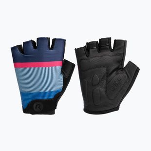 Dámske cyklistické rukavice Rogelli Impress II W blue/pink/black