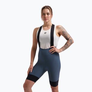 Dámske cyklistické šortky Rogelli Signature Bib Short W blue