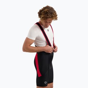 Rogelli Core Bib Short pánske cyklistické šortky black/red