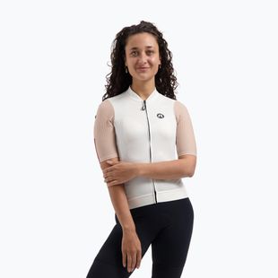 Dámsky cyklistický dres Rogelli Fast sand/dusty pink/cherry