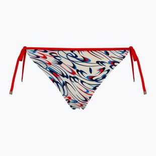 Spodný diel plaviek Tommy Hilfiger Cheeky String Side Tie Print drops motion ecru