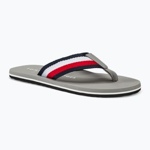 Pánske žabky Tommy Hilfiger Corporate Beach Sandal antique silver