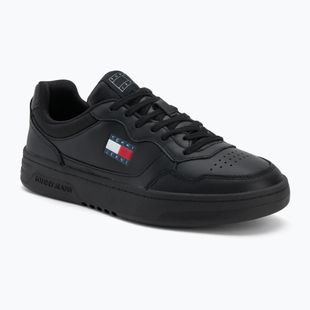 Pánske topánky Tommy Jeans Cupsole Leather Ess black