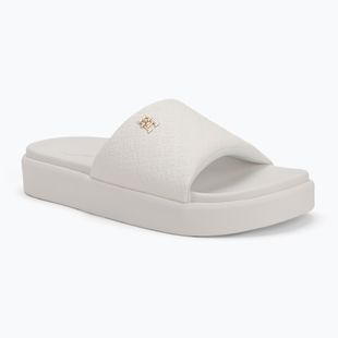Dámske šľapky Tommy Hilfiger Platform Monogram Poolslide ancient white