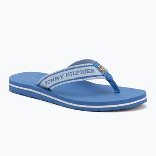 Dámske žabky Tommy Hilfiger Webbing Beach Sandal blue spell