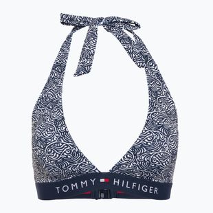 Tommy Hilfiger Horný diel plaviek s potlačou Rp ilustrovaná vlna dark night navy