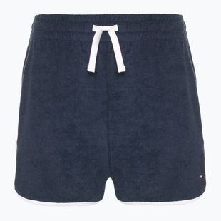 Dámske froté šortky Tommy Hilfiger dark night navy