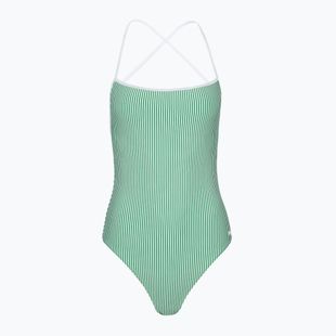 Dámske jednodielne plavky Tommy Hilfiger Straight One Piece seersucker radiant green/white