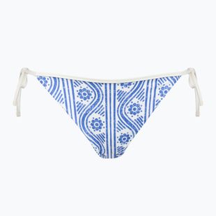 Spodný diel plaviek Tommy Hilfiger Cheeky String Side Tie Print kvetinový prúžok modré kúzlo