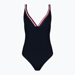 Plavky jednodielne dámske Tommy Hilfiger Triangle One Piece Rp deser skye