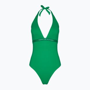 Plavky jednodielne dámske Tommy Hilfiger Halter One Piece Rp olympic green