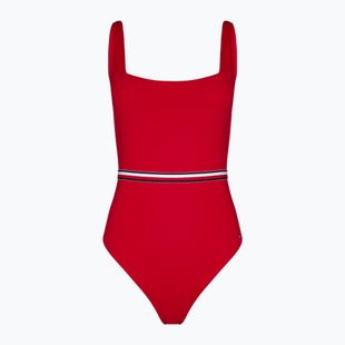 Plavky jednodielne dámske Tommy Hilfiger Square Neck One Piece primary red